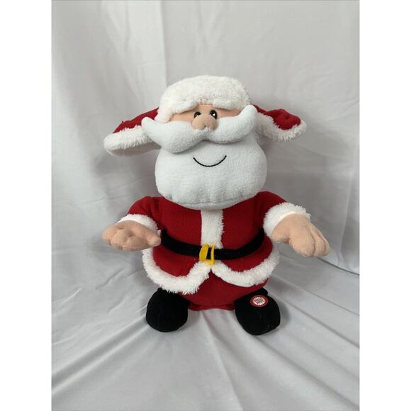 2009 SOUND LIGHTS ANIMATRONICS Singing Dancing Santa Claus Tested & Not Work - Picture 1 of 9